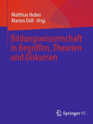 cover image of Bildungswissenschaft in Begriffen, Theorien und Diskursen